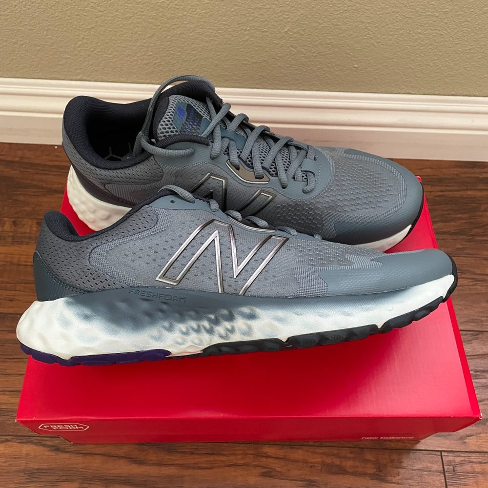New Balance® Fresh Foam EVOZ Men's Running Shoes, Color: Gray, Size:11 MED- NEW